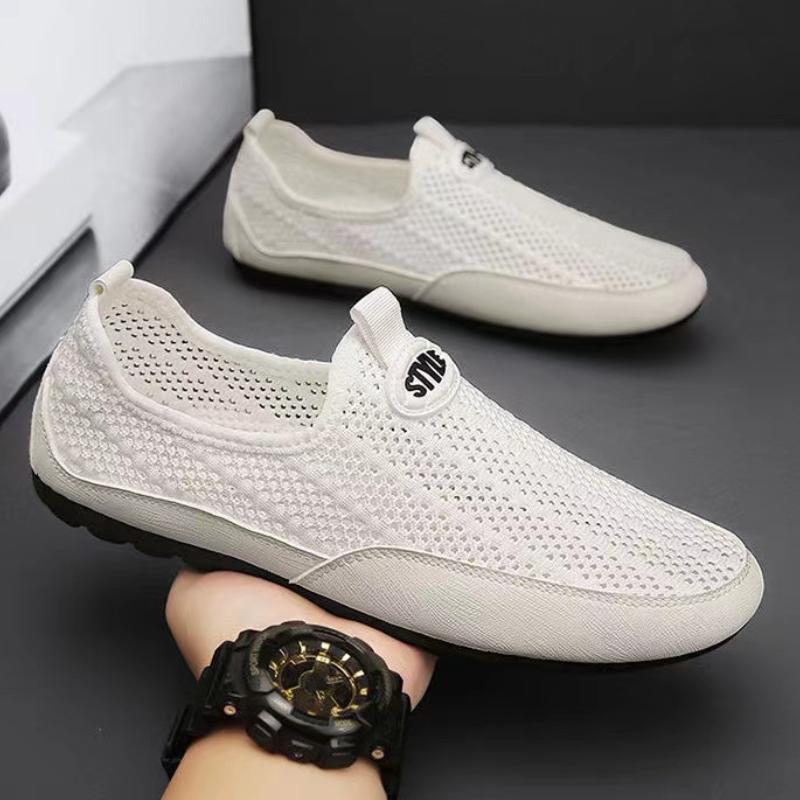 Summer men's hollow mesh breathable shoes