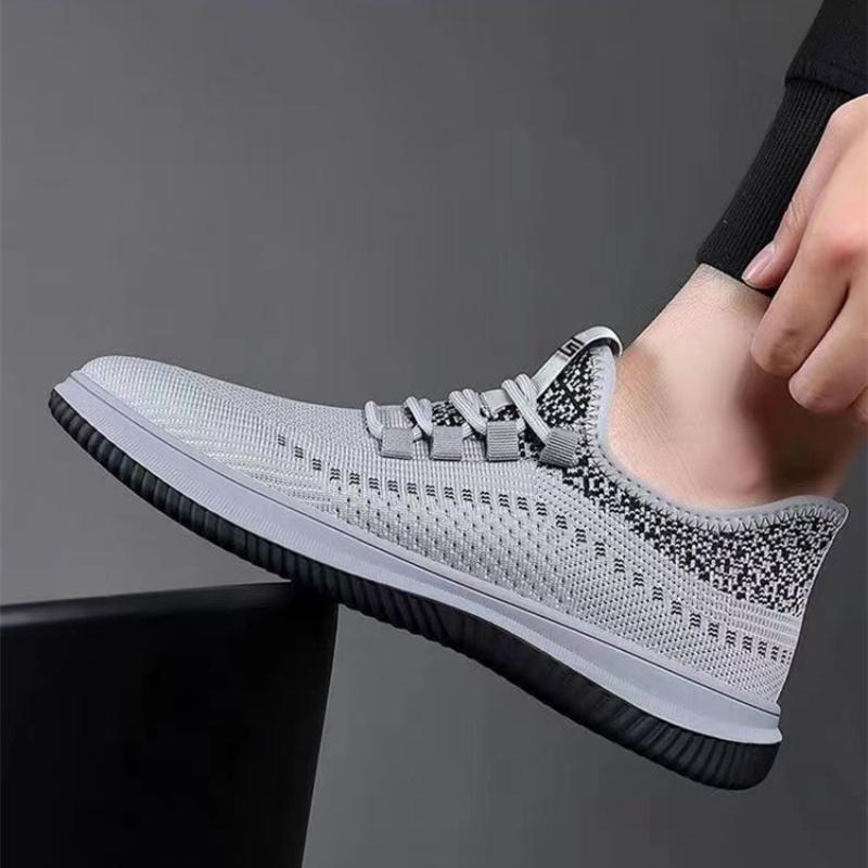 New mesh fly knit breathable sneakers