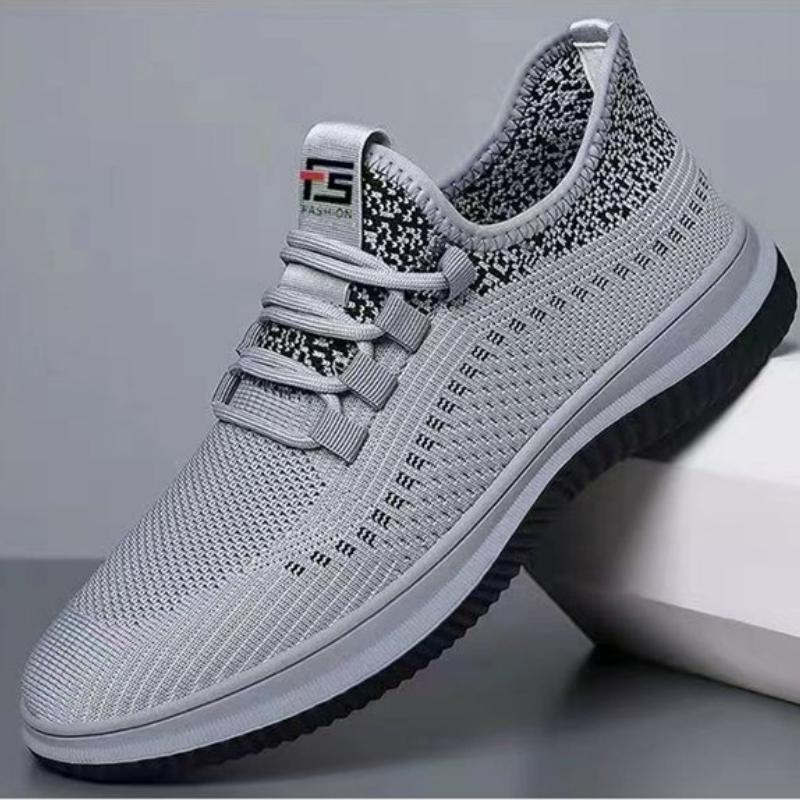 New mesh fly knit breathable sneakers