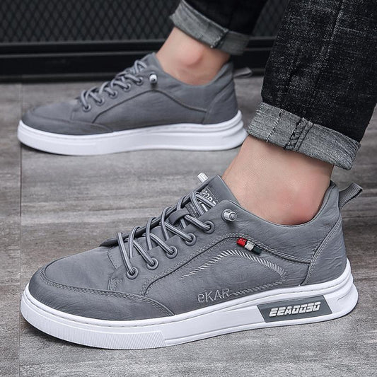 Trendy summer lightweight men's deodorant breathable cool canvas shoes