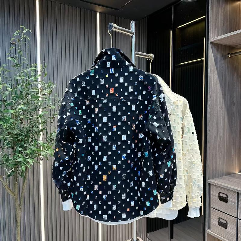 Trendy Colorful Men's Shirt Jackets