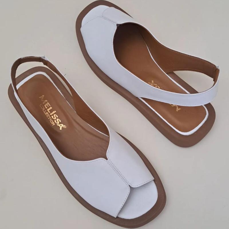 Stylish summer leather sandals