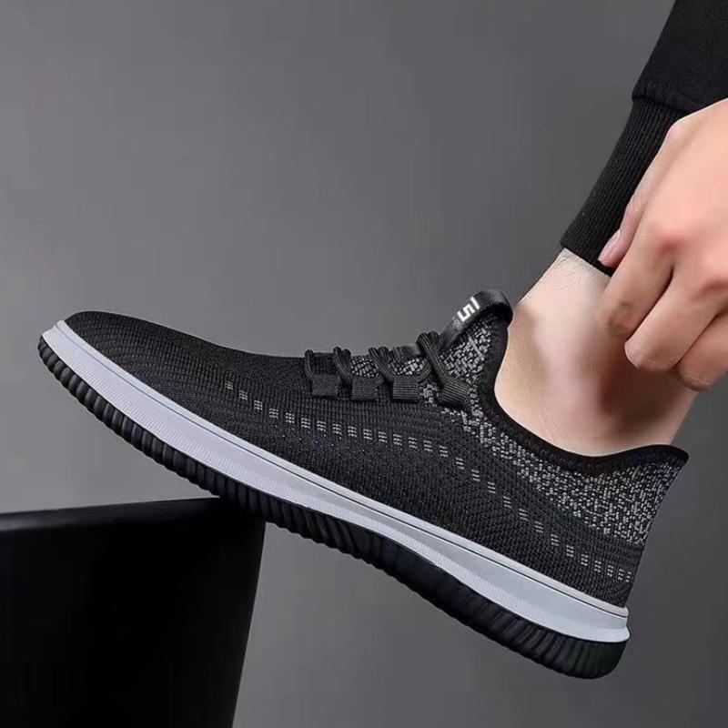 New mesh fly knit breathable sneakers