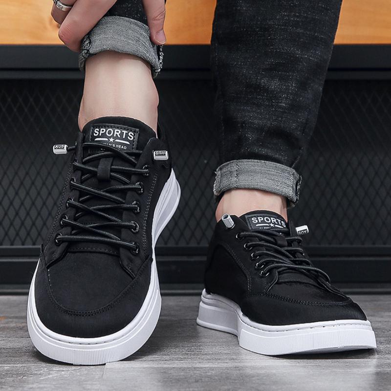 Trendy summer lightweight men's deodorant breathable cool canvas shoes