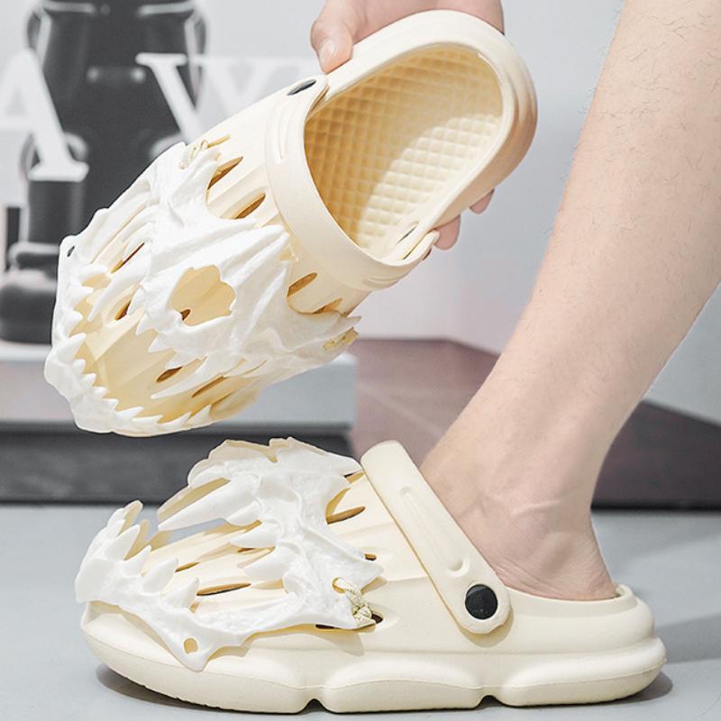 Trendy skull thick-soled beach sandals