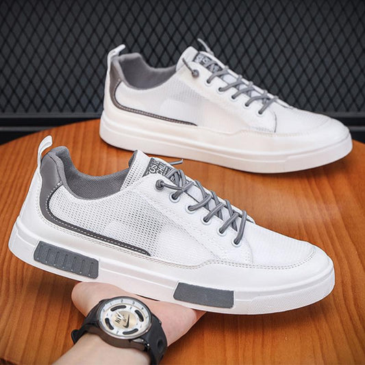 Trendy new summer breathable mesh anti-odor men's casual shoes