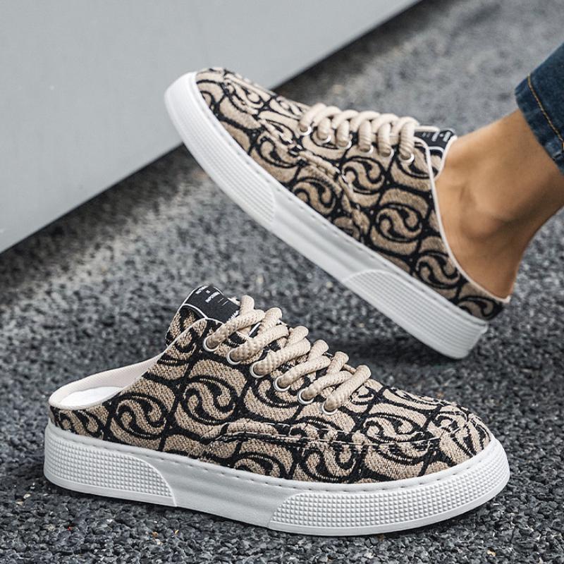 Trendy breathable heelless casual sneakers